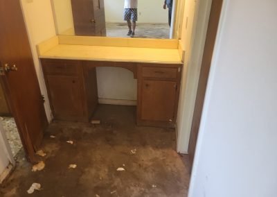 bathroom after hoarding cleanup and cleaning