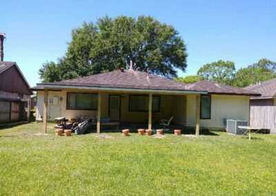 patio cover after exterior restoration