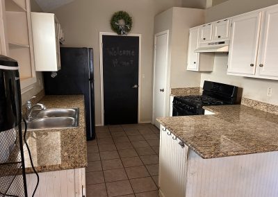clean kitchen after hoarding cleanup