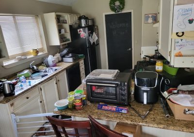 kitchen before hoarding cleanup